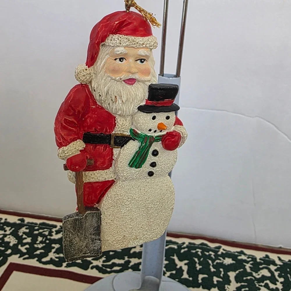 Kurt Adler Santa‎ Claus Snowman Christmas Tree Ornament Holiday Decoration